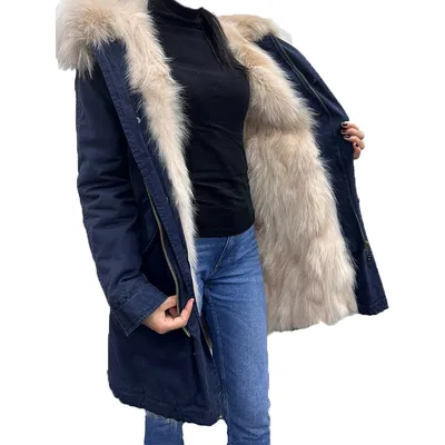 Парка з натурального хутра