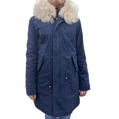 Парка из натурального меха