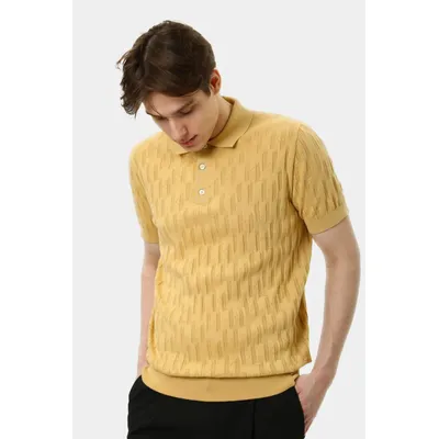 Футболка поло в'язана