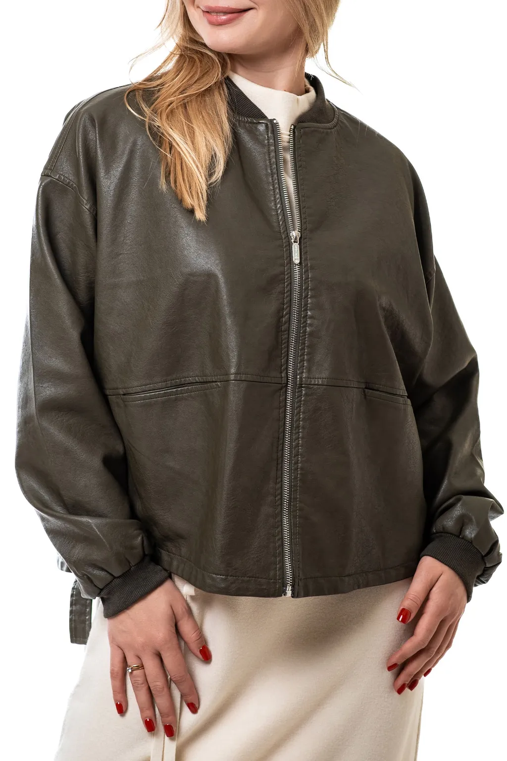 Куртка эко-кожа  - фото 4