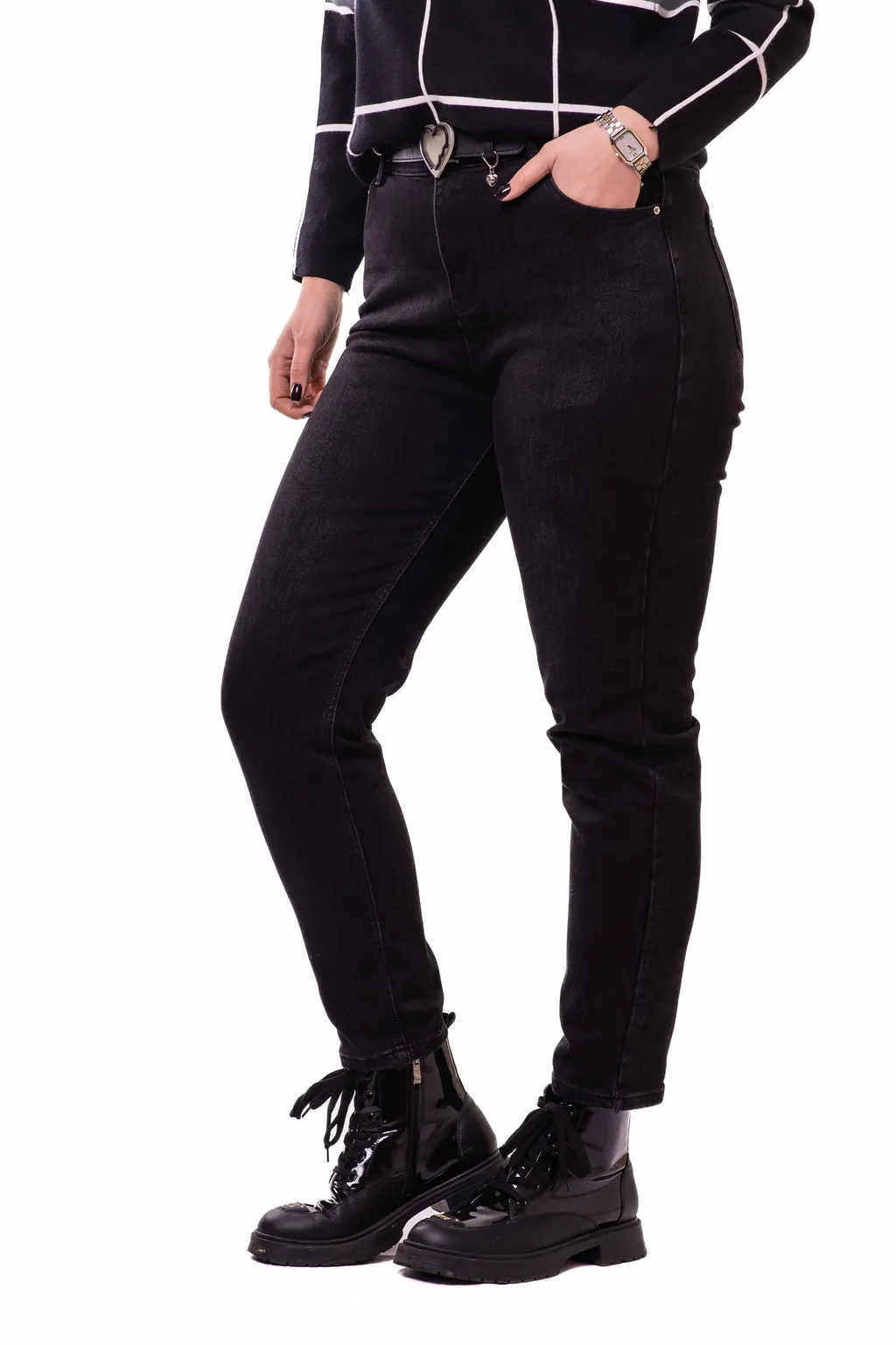 Джинсы на флисе 