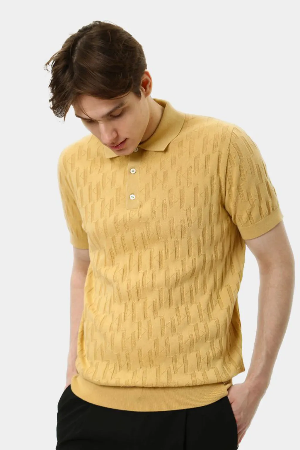 Футболка поло в'язана  - фото 1