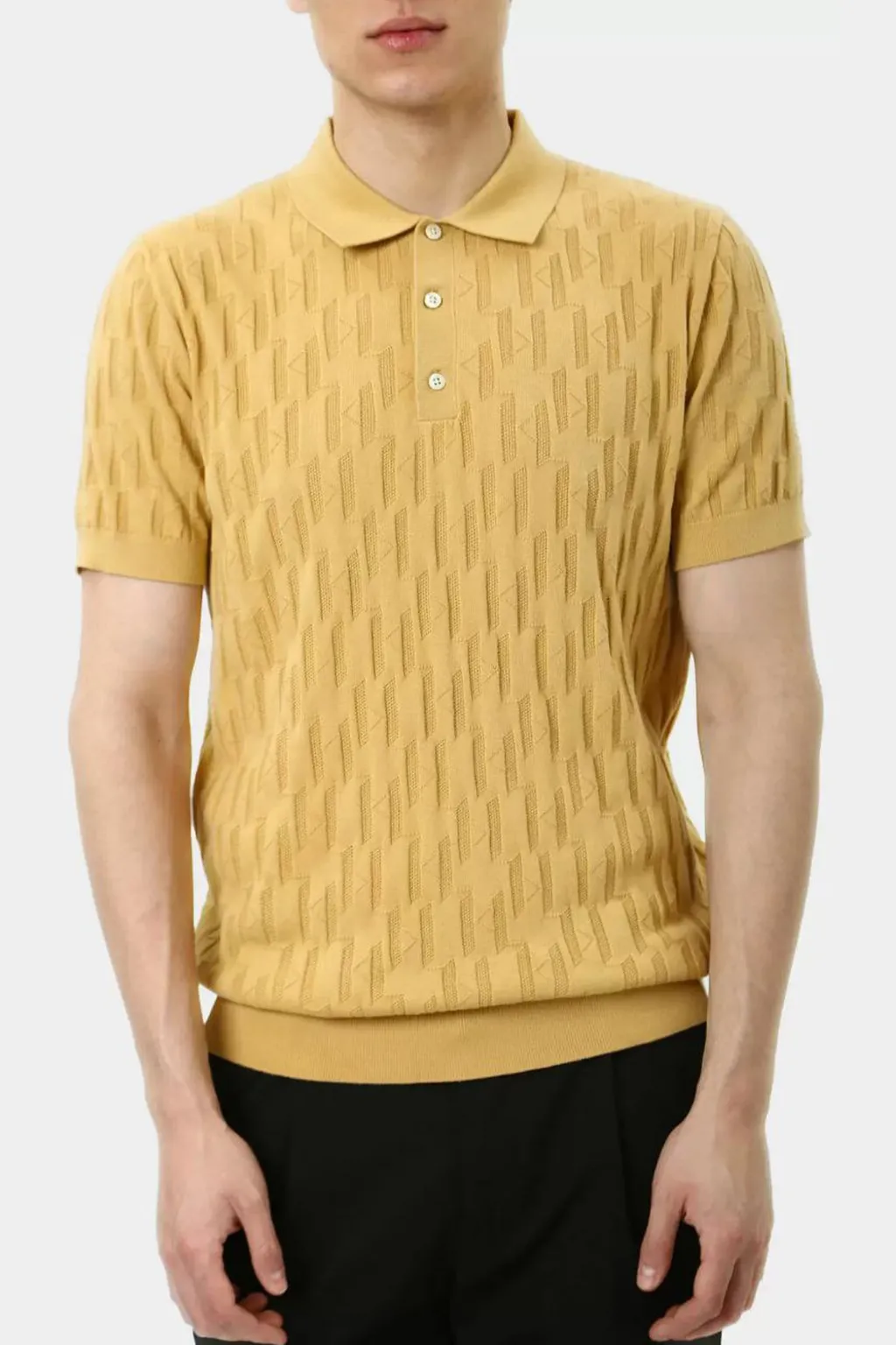 Футболка поло в'язана 